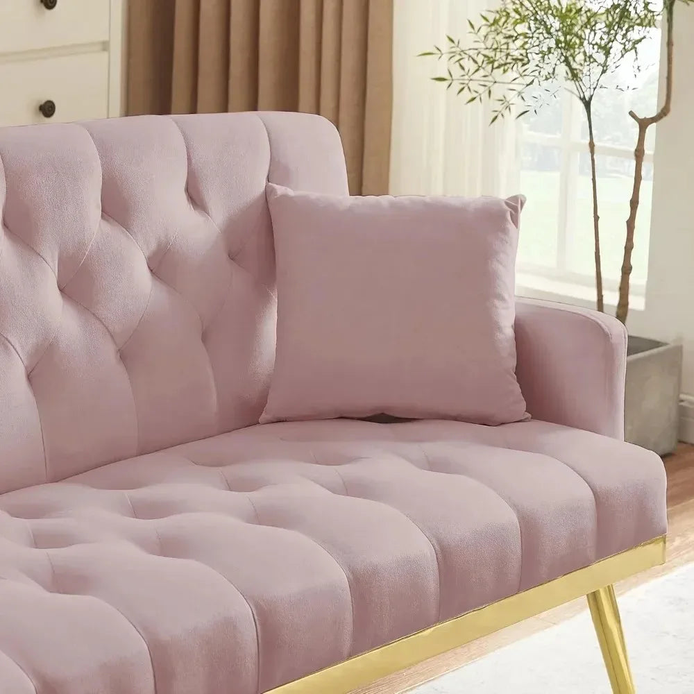 55-Inch Velvet Loveseat Sofa