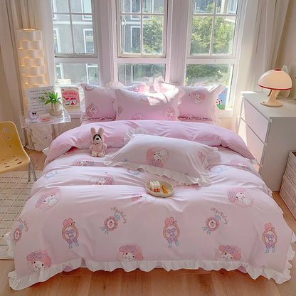 Sanrio Kids Bedding Set Duvet Cover Sheet