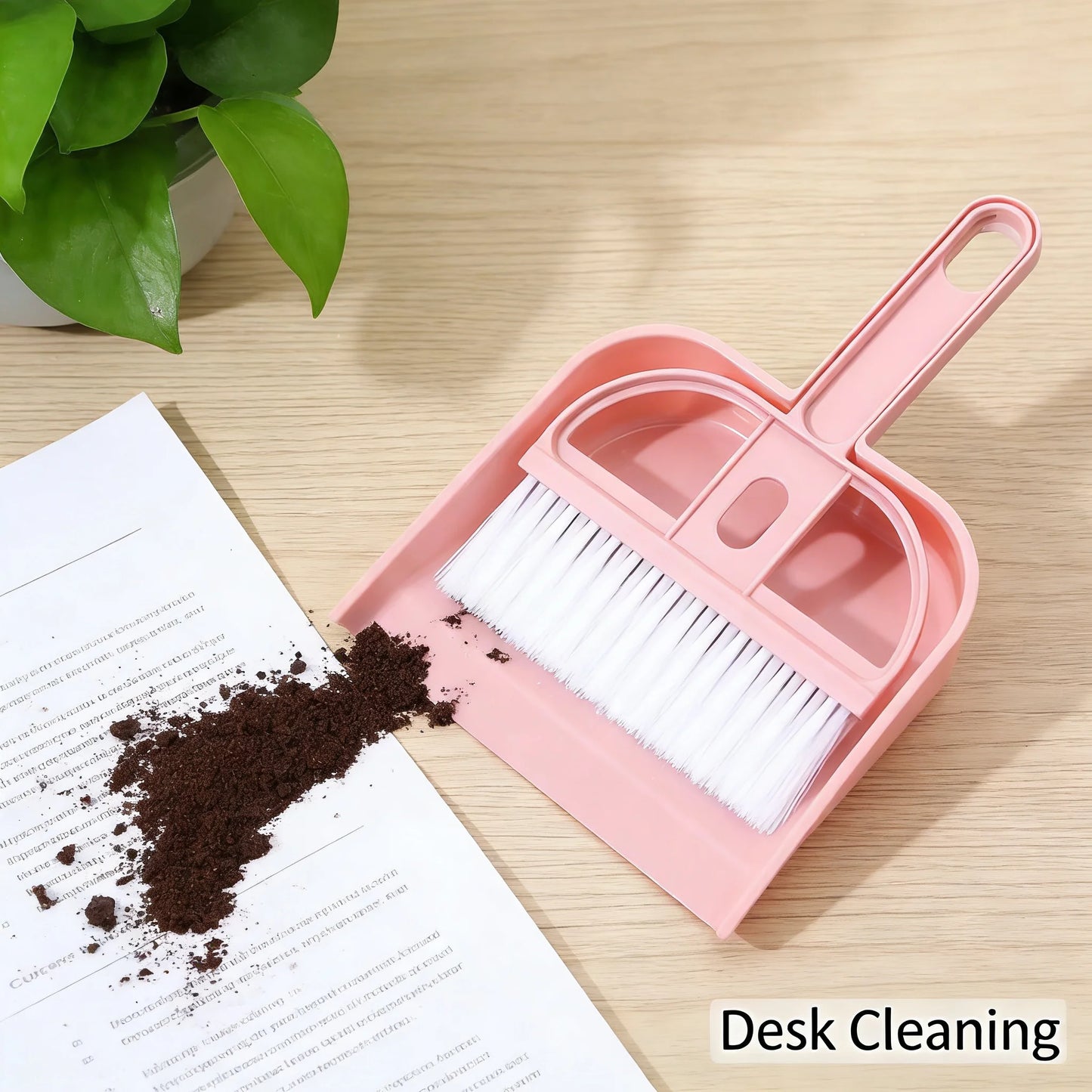 Mini Desk Broom And Dustpan Set