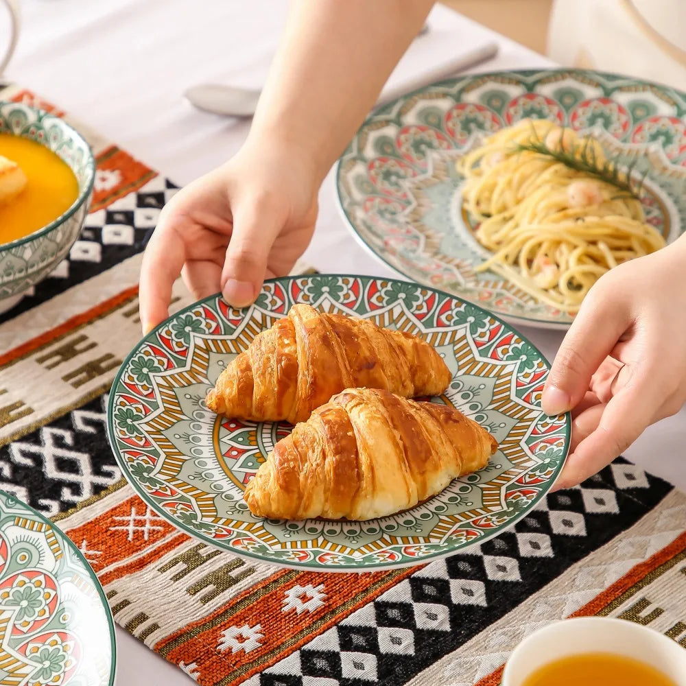 Vancasso Bohemian Mandala Patterned Ceramic Tableware