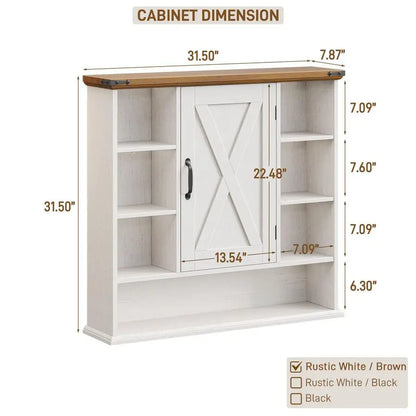 Wall Cabinet, Farmhouse Medicine Cabinet