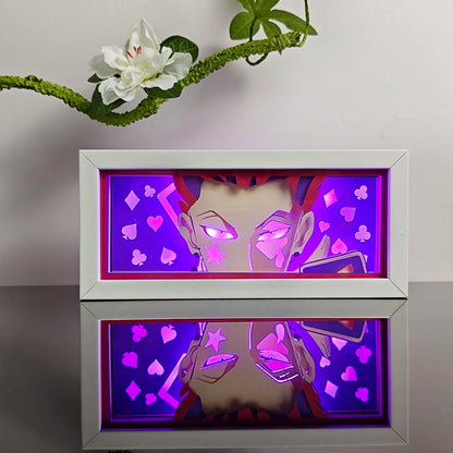 3D Anime Motion Night Light, Laser Lamp