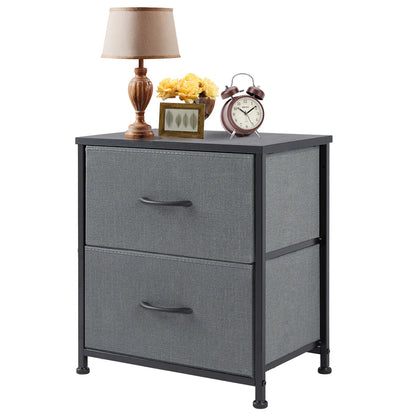 Nightstand Bedside Coffee Sofa Tea Table 2 Drawers
