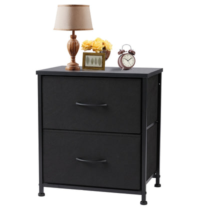 Nightstand Bedside Coffee Sofa Tea Table 2 Drawers