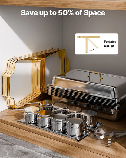 SucceBuy Chafing Dish Buffet Chafer Warmer Server