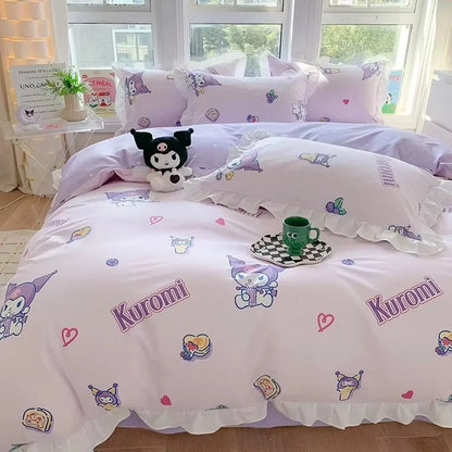 Sanrio Kids Bedding Set Duvet Cover Sheet