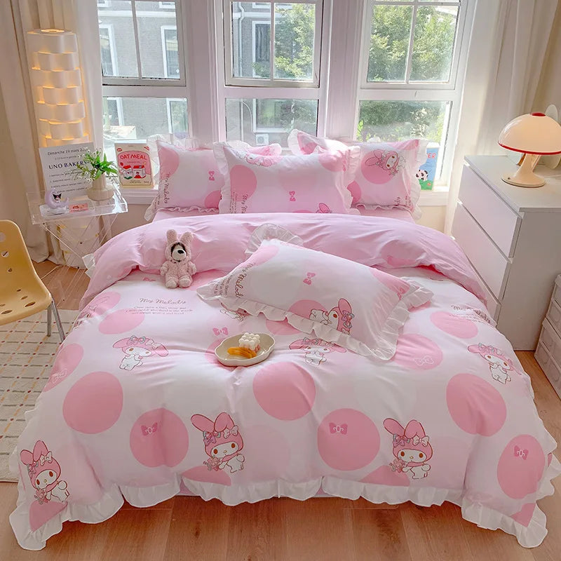 Sanrio Kids Bedding Set Duvet Cover Sheet