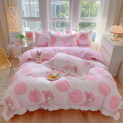 Sanrio Kids Bedding Set Duvet Cover Sheet