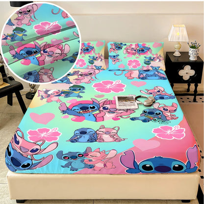 Disney Stich stretch bed Set