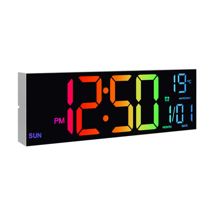 16" Large Digital Wall Clock, LED Display