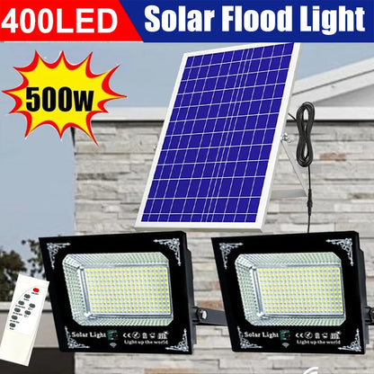 Led Solar Flood Light High Bright 2 Head