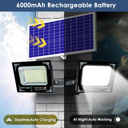 Led Solar Flood Light High Bright 2 Head