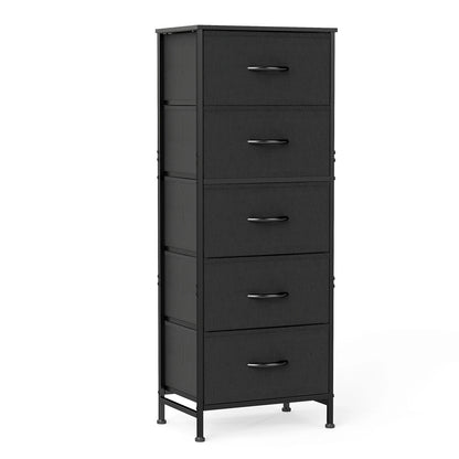 JHK 48IN Dresser 5 Fabric Drawers