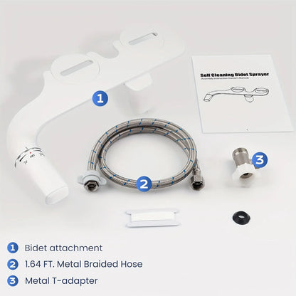 Ultra-Slim Bidet Attachment for Toilet