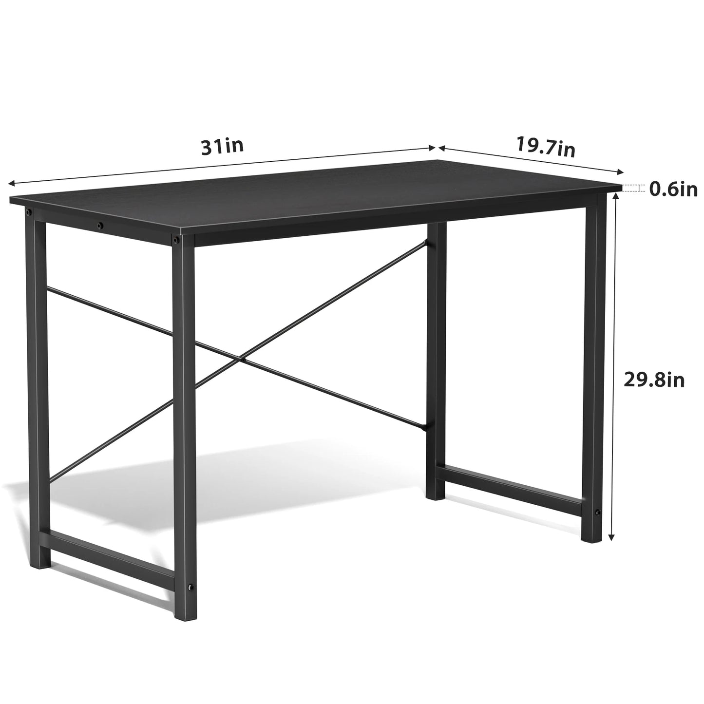 JHK Computer Desk Writing Office Gaming Table