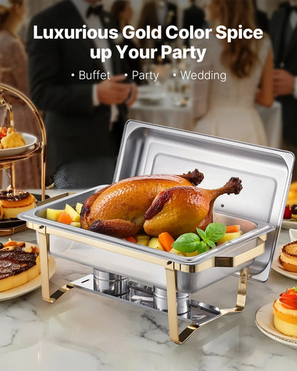 SucceBuy Chafing Dish Buffet Chafer Warmer Server