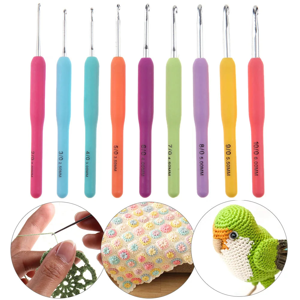 Crochet Hooks Needles Yarn Tool Kit