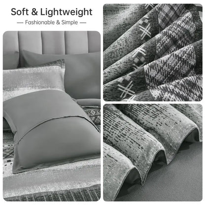 8 Piece Queen Size Comforter Set,