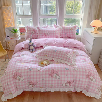 Sanrio Kids Bedding Set Duvet Cover Sheet