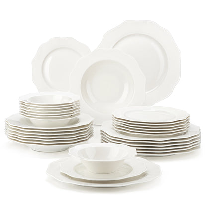 MALACASA 16-PIECE Nordic European Tableware Set