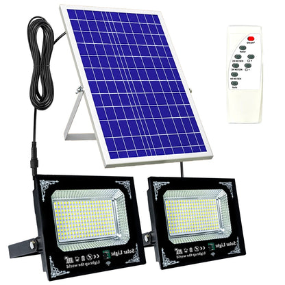 Led Solar Flood Light High Bright 2 Head