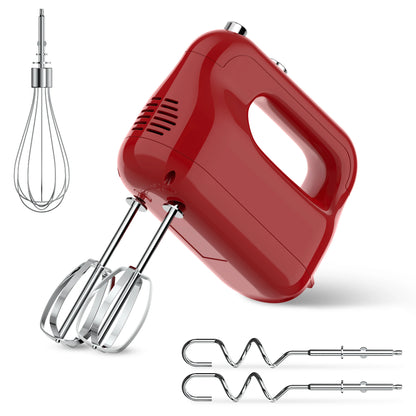 Electric Portable Kitchen Mixer with Dough Hooks