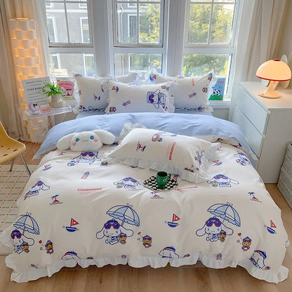Sanrio Kids Bedding Set Duvet Cover Sheet
