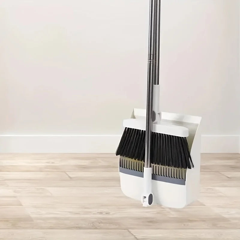 Set Broom and Dustpan with Long Handle –