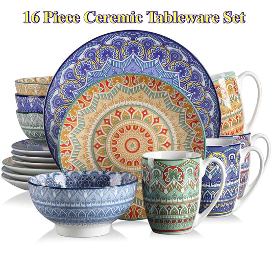 Vancasso Bohemian Mandala Patterned Ceramic Tableware