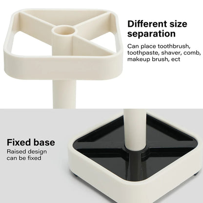Toothbrush Holder With Cup and Cover,