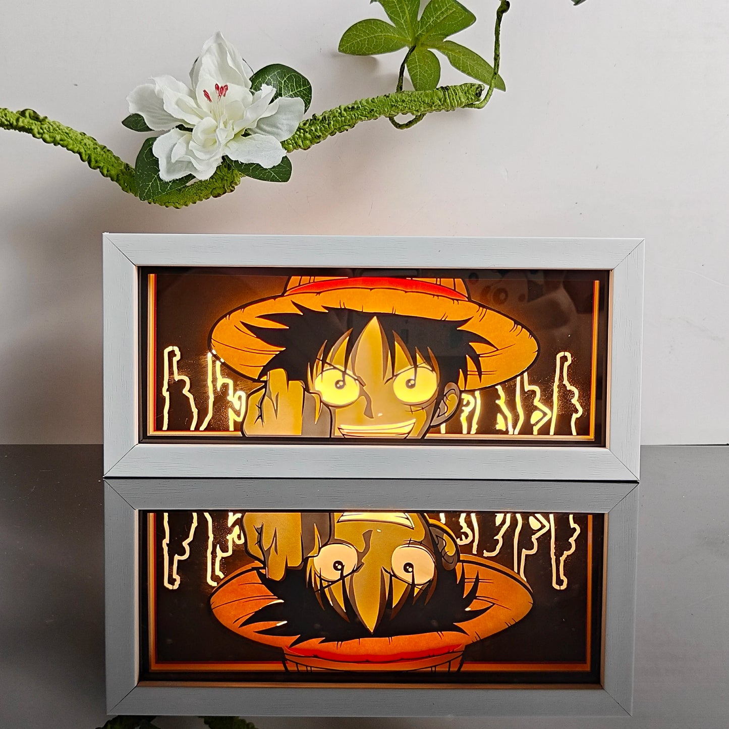 3D Anime Motion Night Light, Laser Lamp