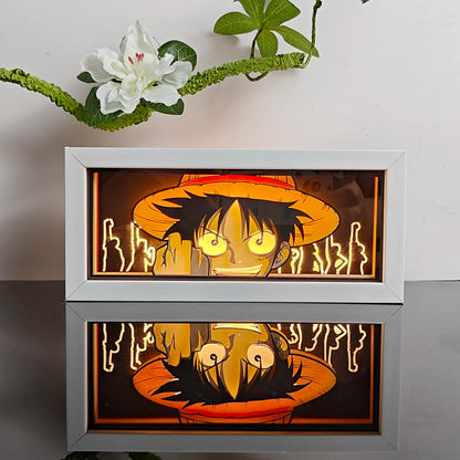 3D Anime Motion Night Light, Laser Lamp