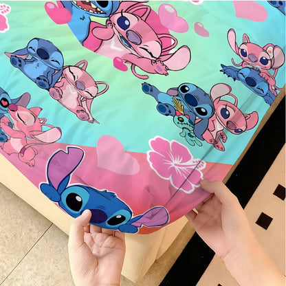 Disney Stich stretch bed Set