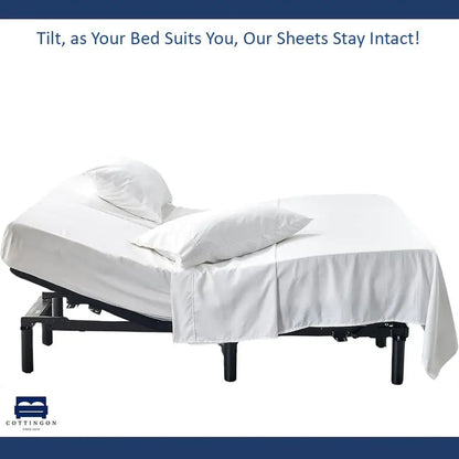 4 Piece Flex Head King Sheet Set