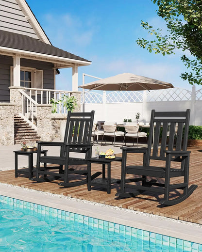 Outdoor Rocking Chair, Ergonomic Design, for Porch