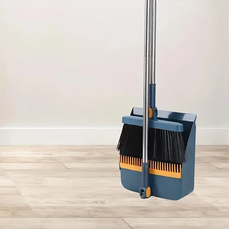 Set Broom and Dustpan with Long Handle –