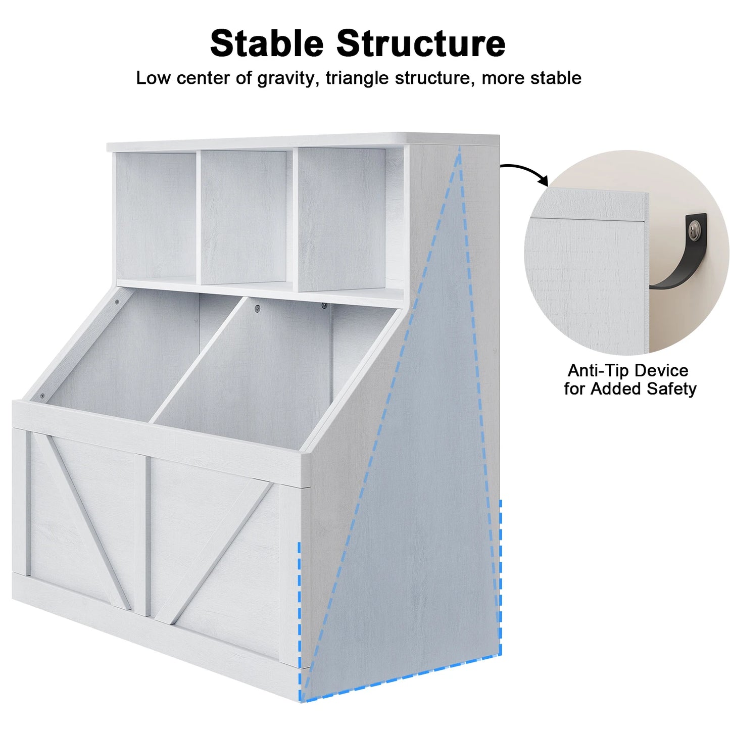 Hobby Lane Toy Storage Organizer with Bookshelf