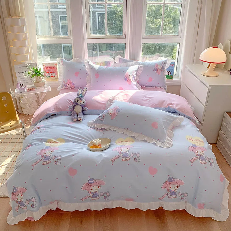 Sanrio Kids Bedding Set Duvet Cover Sheet