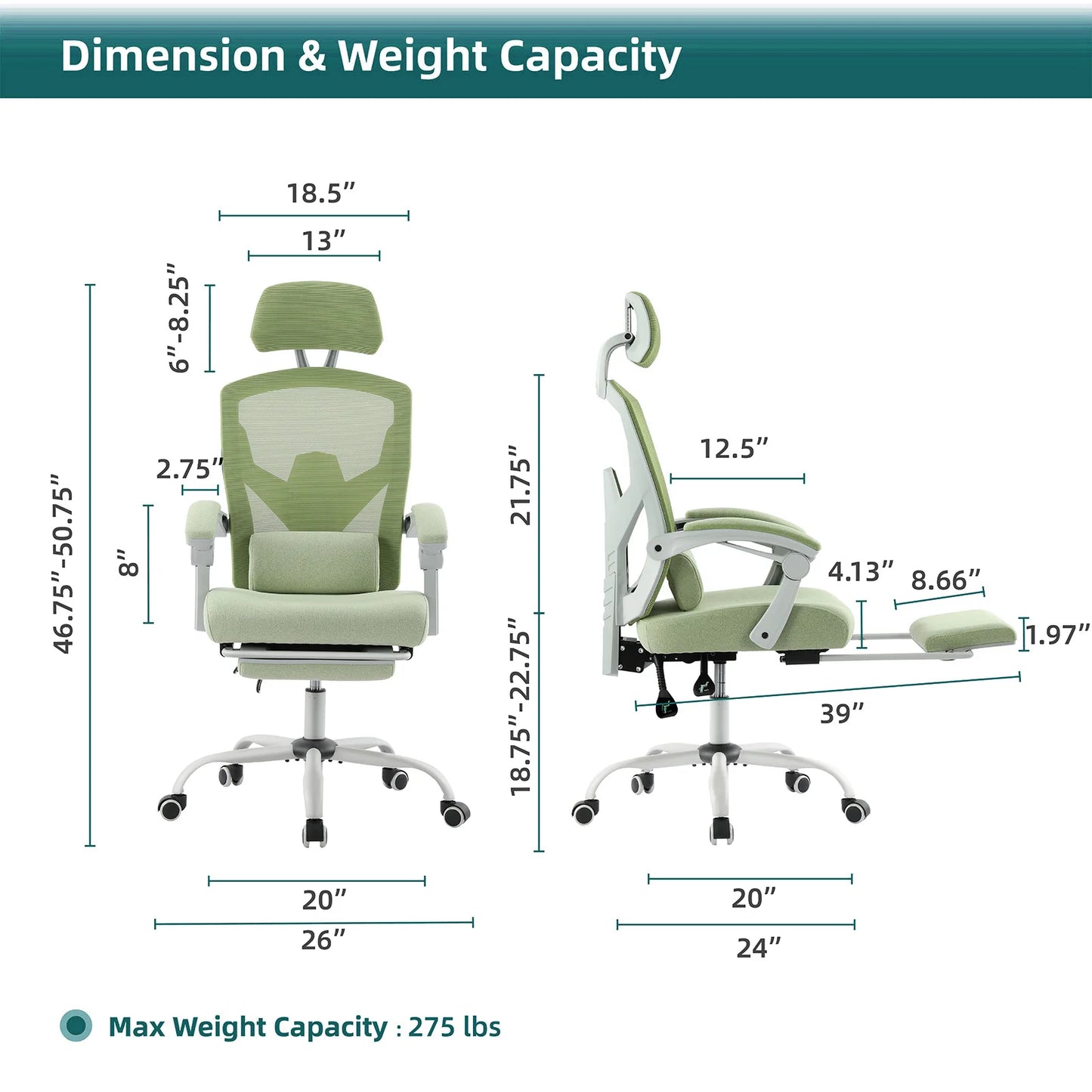 High Back Mesh Chair Home Office