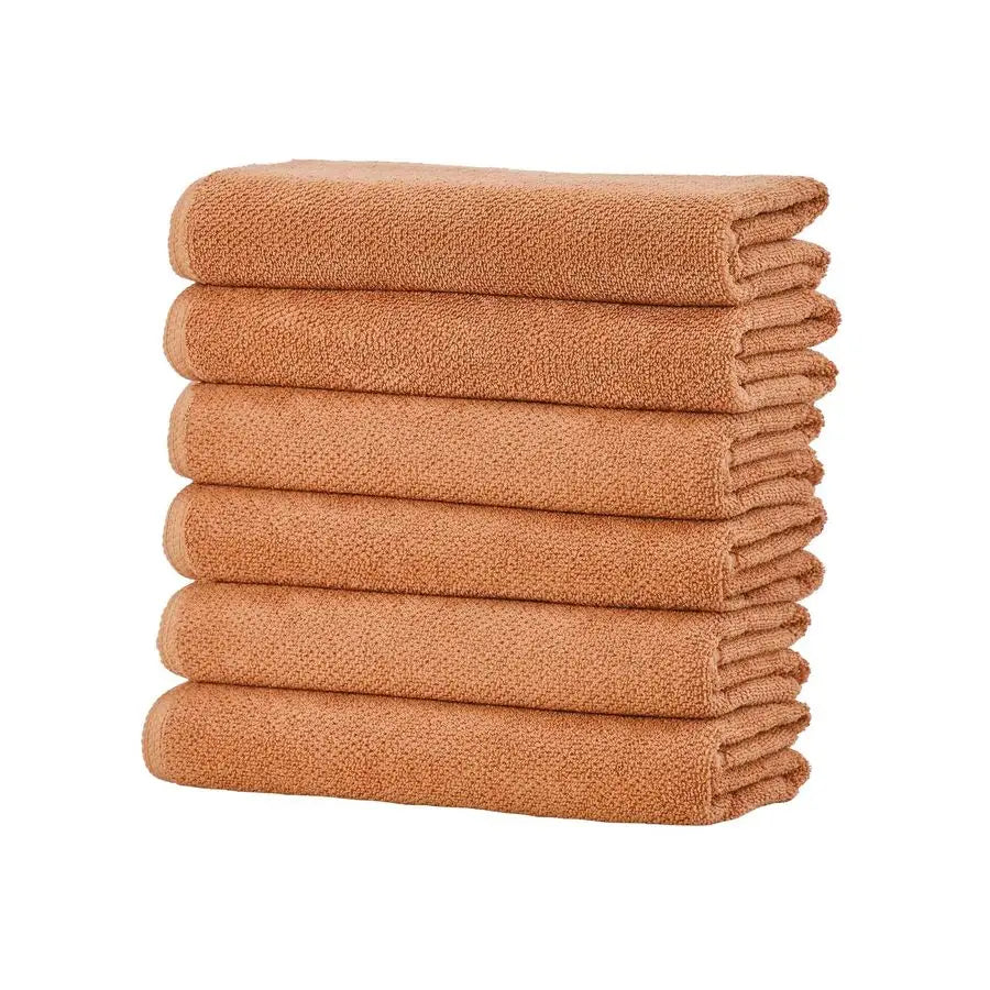 100 Cotton 6 Pack, Hand Towel Set