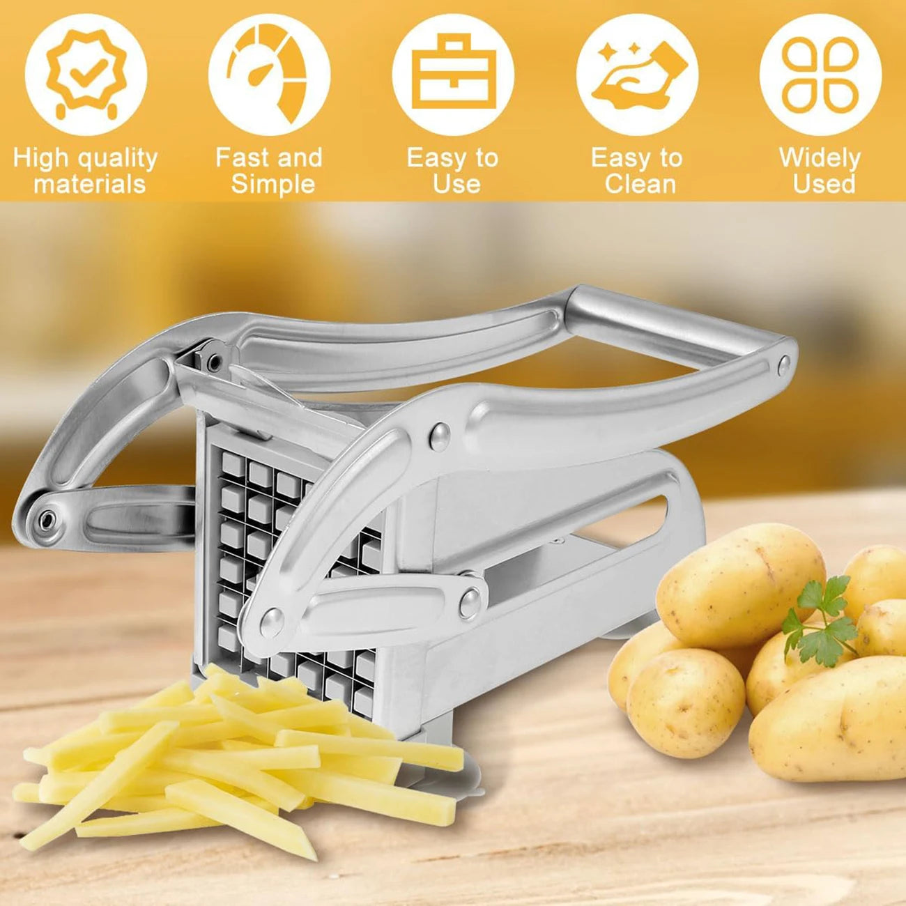 French Fries Cutter/Slicer Quick-Cut Tool