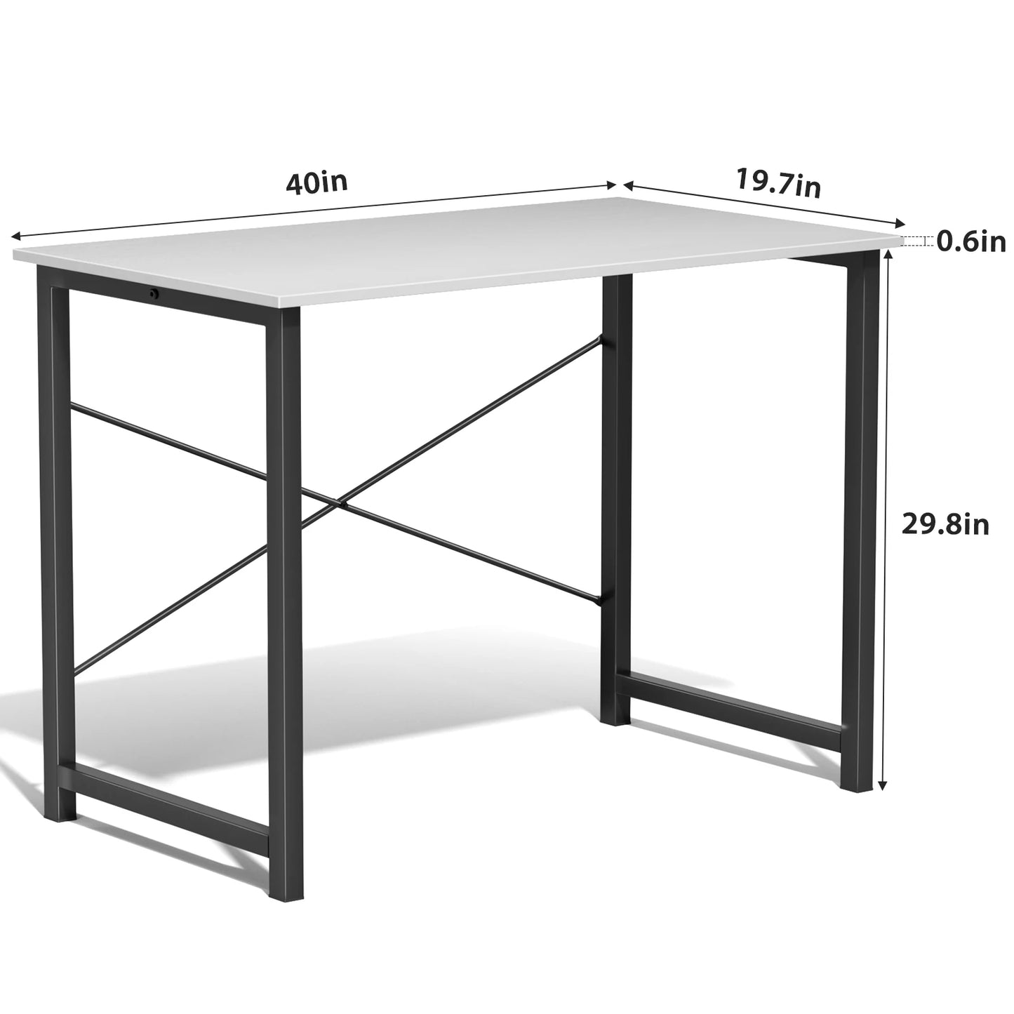 JHK Computer Desk Writing Office Gaming Table