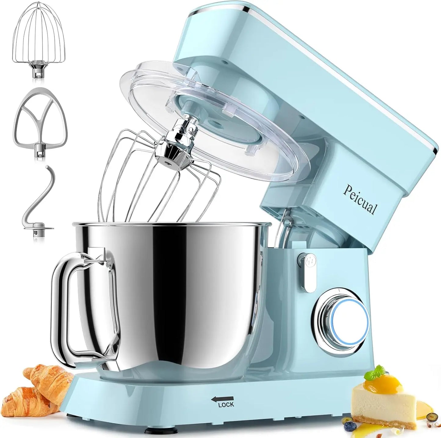 6QT Stand Mixer with Tilt-Head Design,