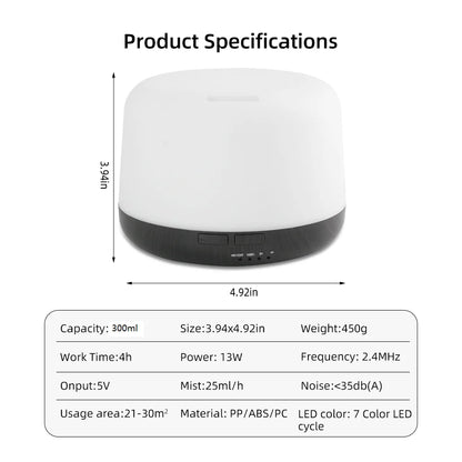Essential oil Diffuser Ultrasonic Humidifier