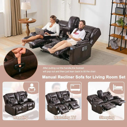 Double Reclining Loveseat