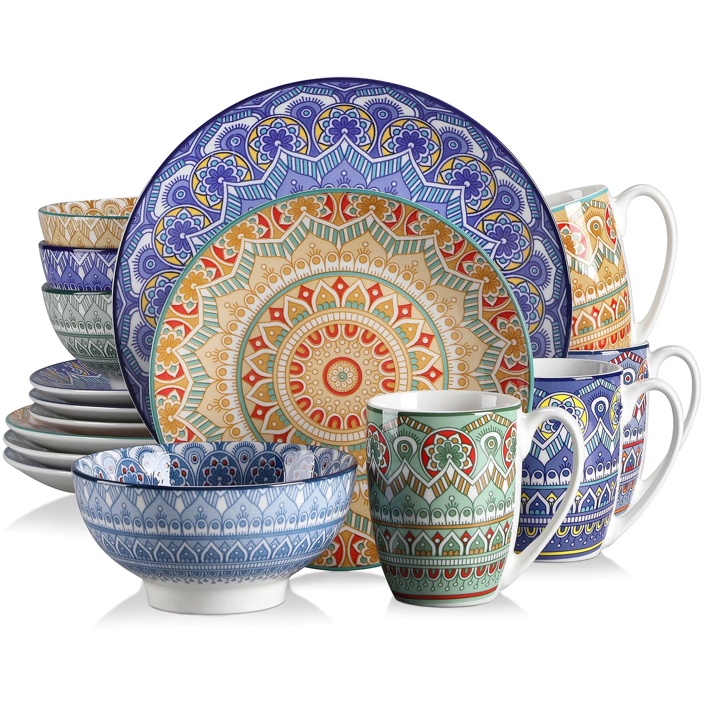 Vancasso Bohemian Mandala Patterned Ceramic Tableware