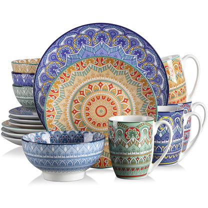 Vancasso Bohemian Mandala Patterned Ceramic Tableware