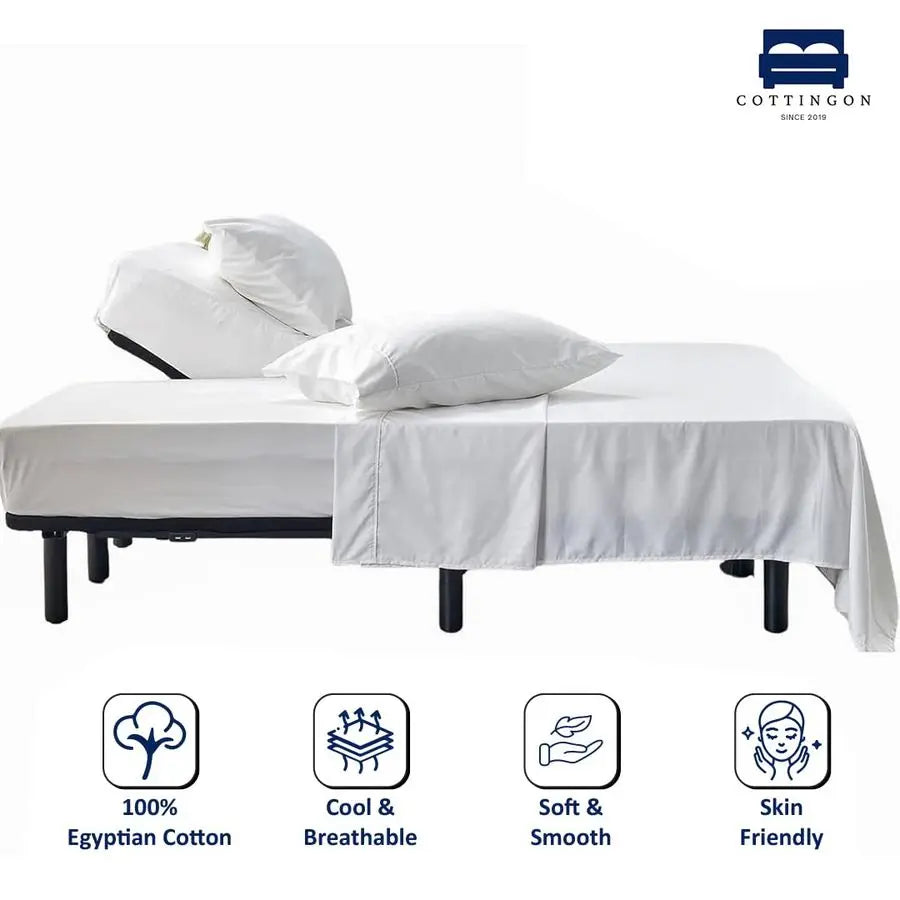 4 Piece Flex Head King Sheet Set