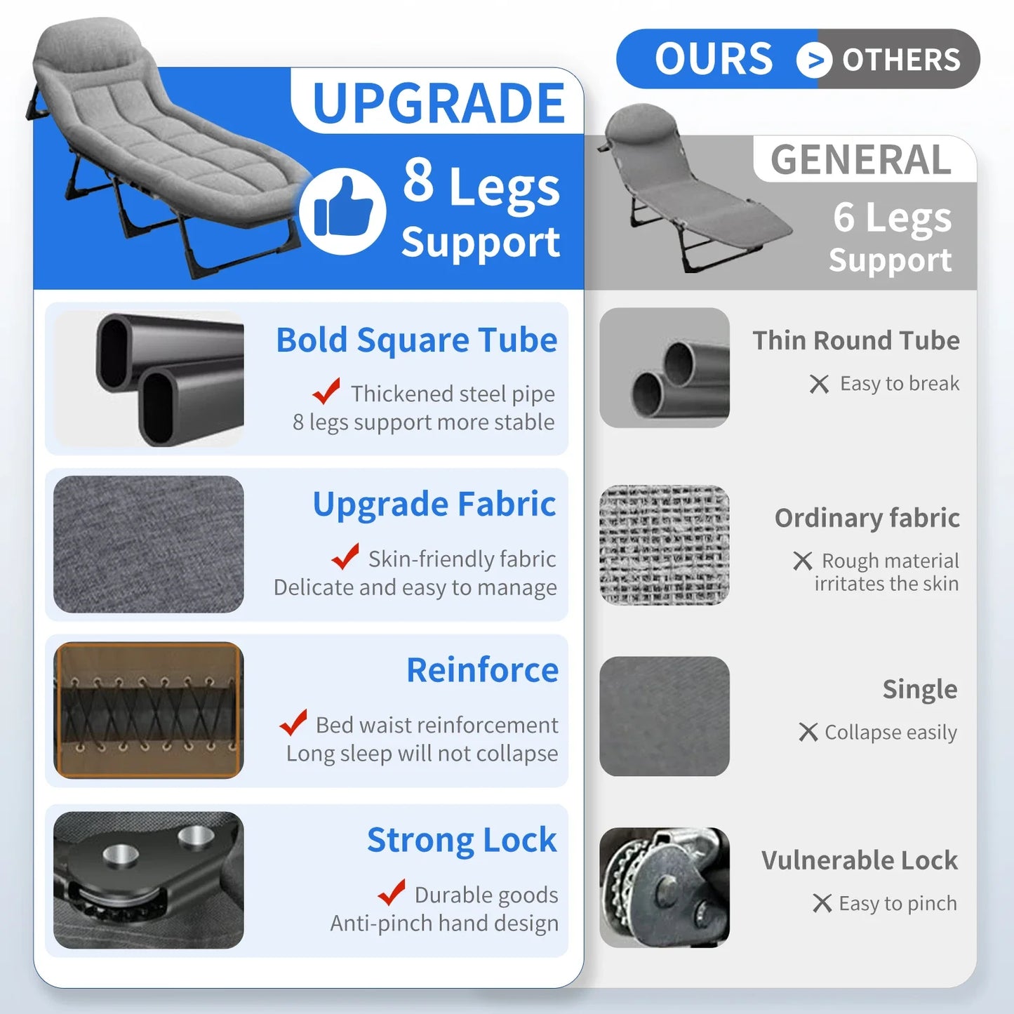 American Folding Single Sofa Bed,