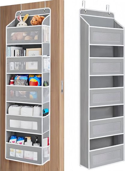 Over Door Hanging Organizer Large Pocket Storage,